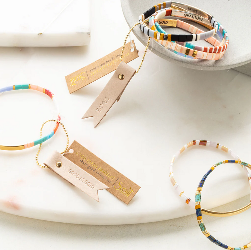 Scout Curated Wears Good Karma Miyuki Bracelet 