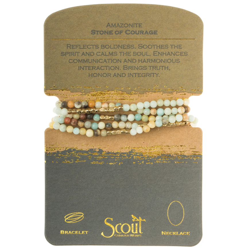 Scout Curated Wears Stone Wrap Amazonite - Stone of Courage