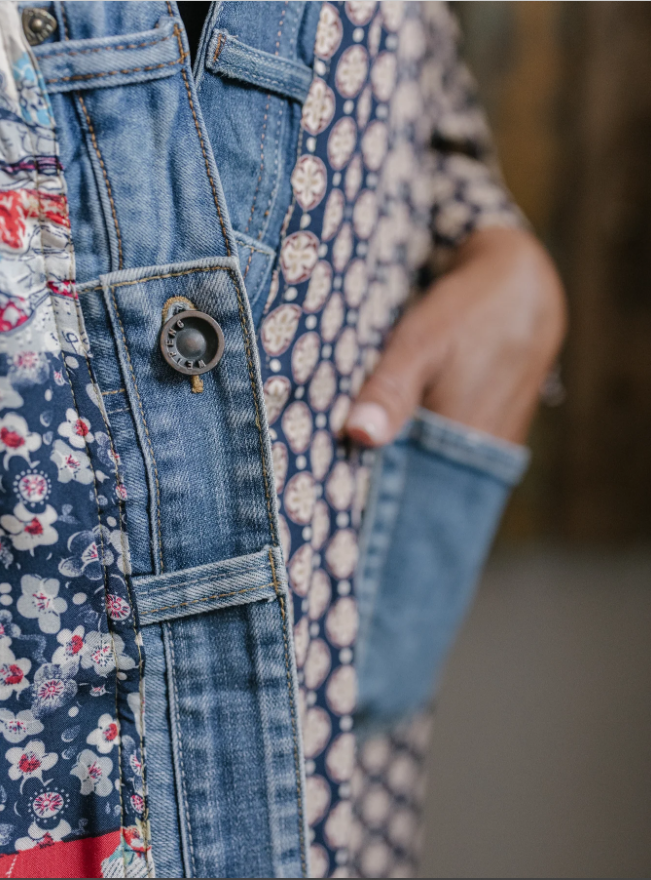 Shannon Passero Janis Cardigan Navy Mix