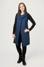 Shannon Passero Meredith Vest navy