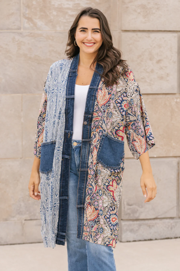 Blue Paisley/Mix