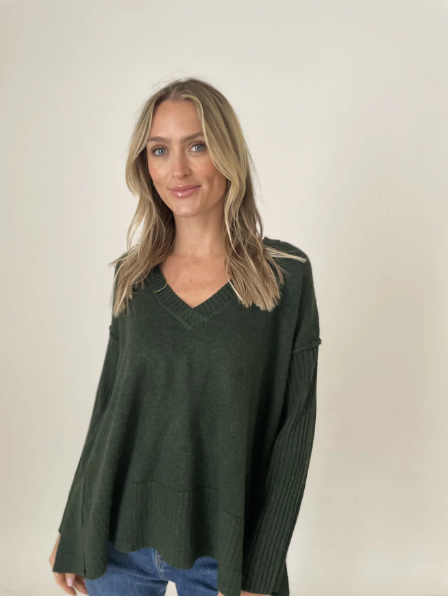 Six Fifty Kenzie Sweater Hunter Green