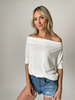 Six Fifty The Short Sleeve Anywhere Top Ivory