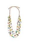 Organic Tagua Gracia Necklace Multi