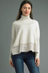 Lace Edge Sweater