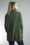 Tempo Paris 3 Button Sweater Olive