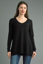V-Neck Tunic Sweater