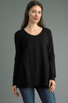 V-Neck Tunic Sweater