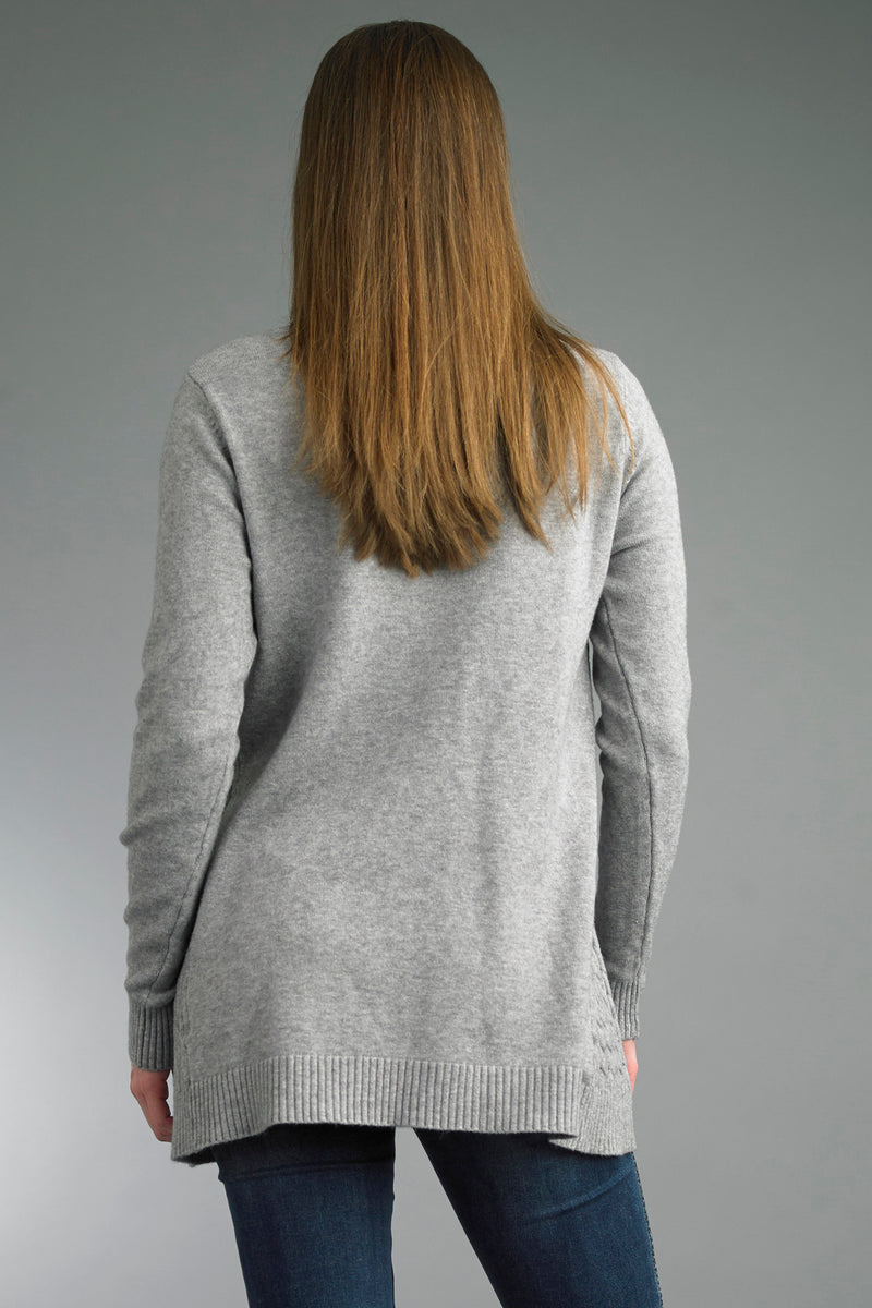 V-Neck Tunic Sweater
