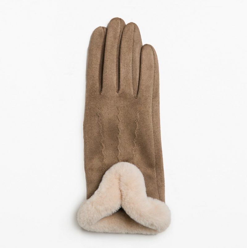 Top It Off Marga Glove Taupe