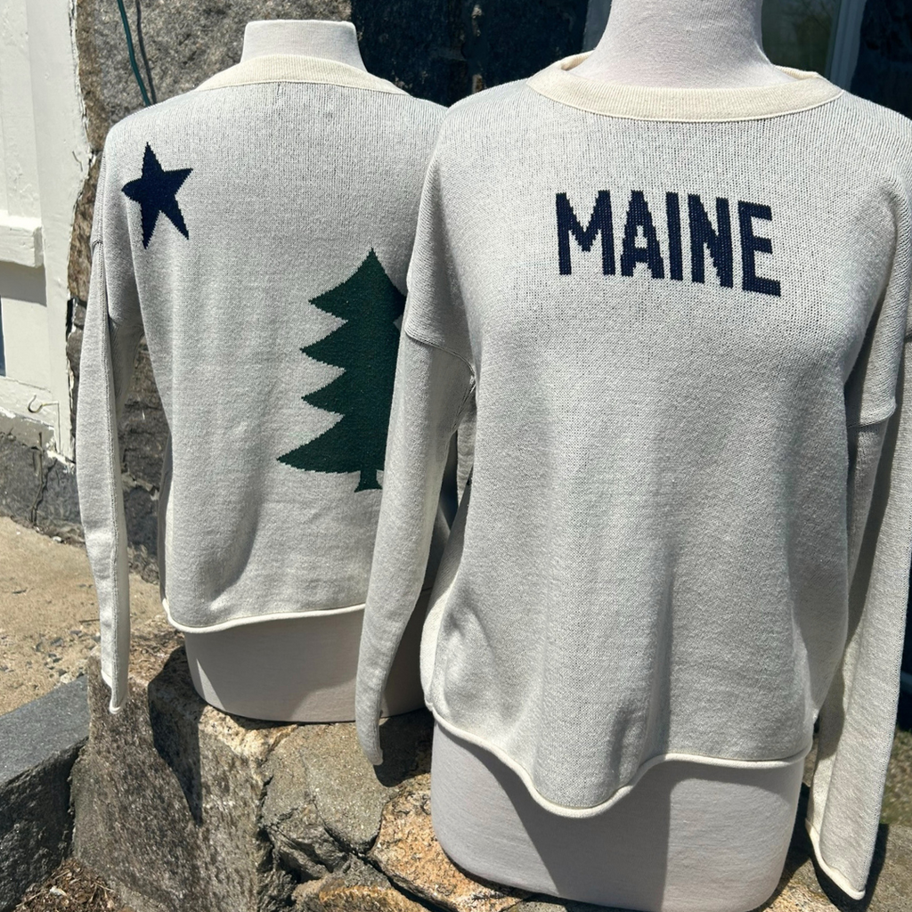 Town Pride Maine Flag Boxy Sweater