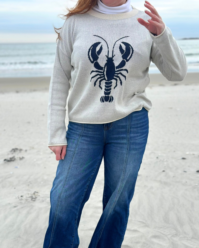 Boxy Lobster Sweater