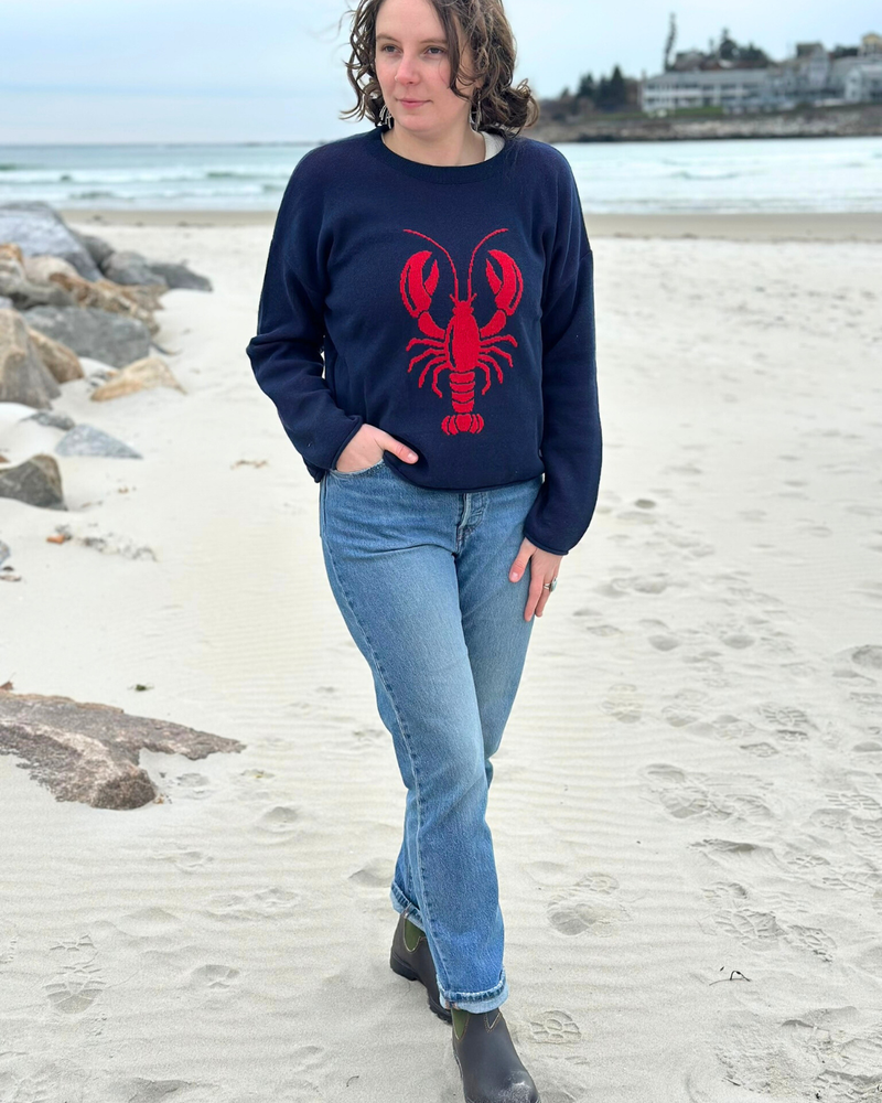 Boxy Lobster Sweater