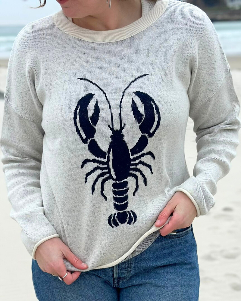 Boxy Lobster Sweater