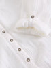 Breathable cotton longline top for everyday wear in the color white at The Lazy Daisy
