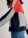 Mary Colorblock Turtle Neck Sweater