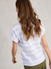 women’s organic cotton tee with embroidery detail summer top at The Lazy Daisy