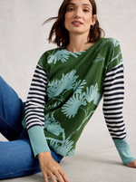 Olive Print Jumper