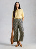 Shelly crinkle culotte wide leg cropped pants printed viscose at The Lazy Daisy