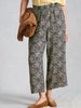 women’s lightweight culottes mosaic print flowy summer pants at The Lazy Daisy