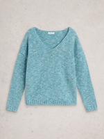 Textured V-Neck Sweater