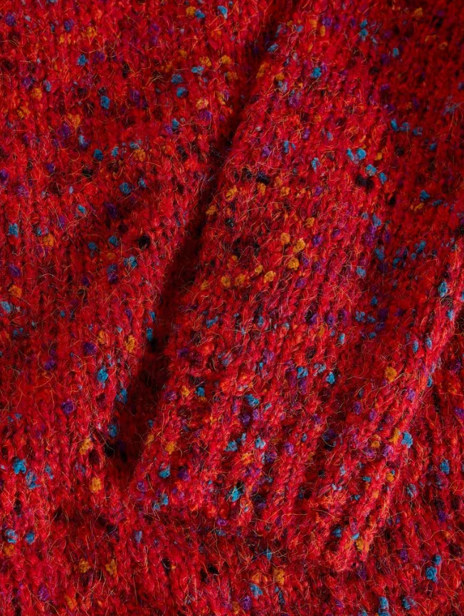 Textured V-Neck Sweater