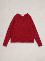 Textured V-Neck Sweater