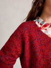 Textured V-Neck Sweater