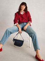 Textured V-Neck Sweater
