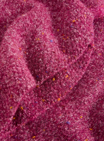 Solid knit jumper made with recycled polyester and organic cotton