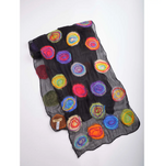Spiral Felt Silk Scarf