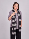 Spiral Felt Silk Scarf