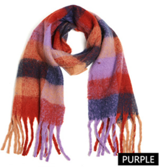 Check Blanket Scarf