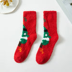 Fuzzy Holiday Socks