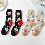 Fuzzy Holiday Socks