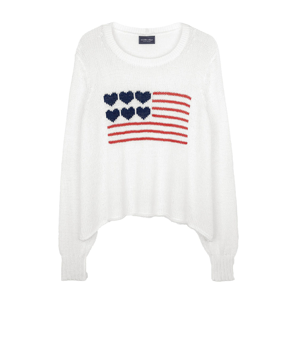 White/Indigo/Red