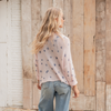 Back view of Wooden Ships knit top styled by The Lazy Daisy Boutique