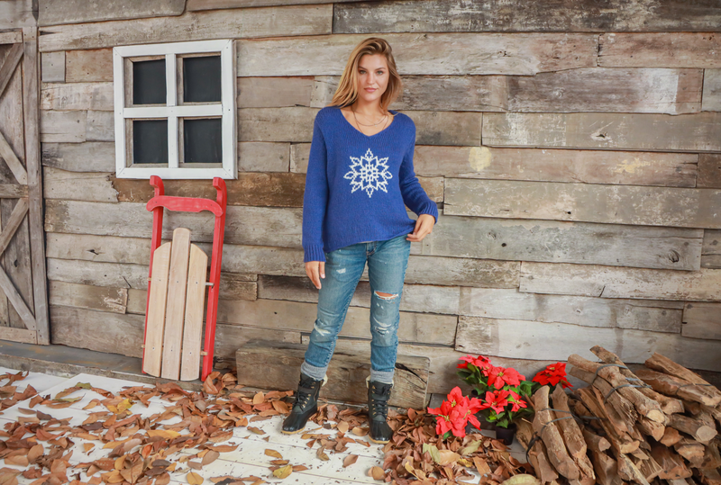 Wooden Ships Snow Angel Sweater