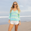 Lexie Multi 3/4 Sleeve V