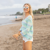 Lexie Multi 3/4 Sleeve V