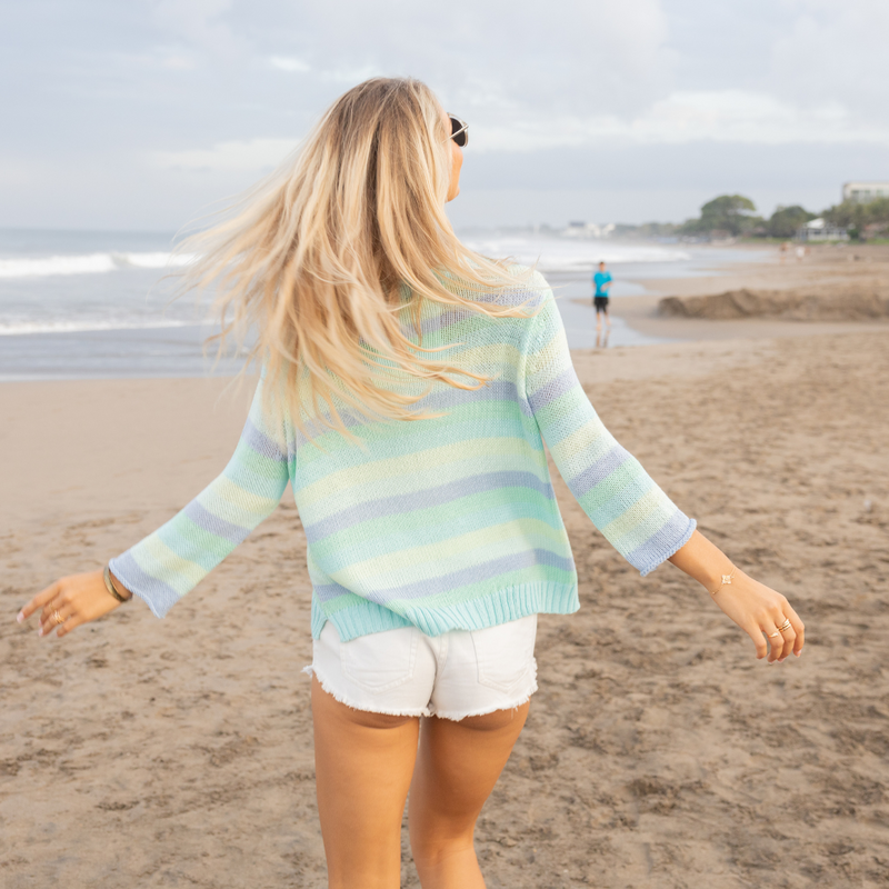 Lexie Multi 3/4 Sleeve V