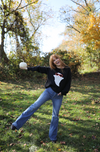 Sweet Ghost Chunky Crew sweater with heart-sunglasses ghost motif