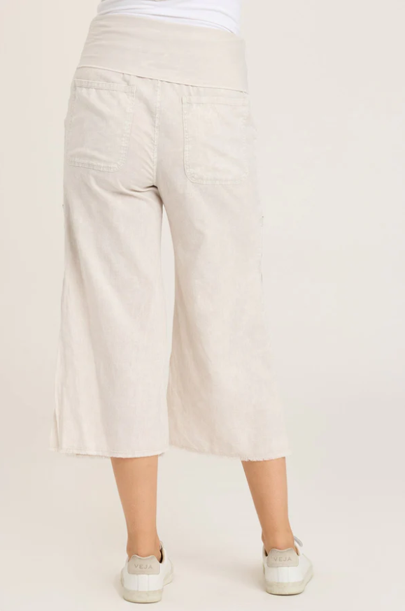 XCVI Pasqual Crop Pant White