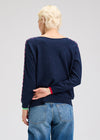 Zaket & Plover Threaded Star Sweater with knit star design