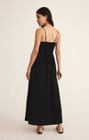 Z Supply Bayside Linen Maxi Dress Black