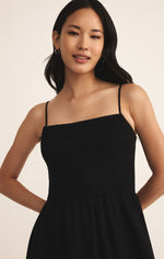 Z Supply Bayside Linen Maxi Dress Black