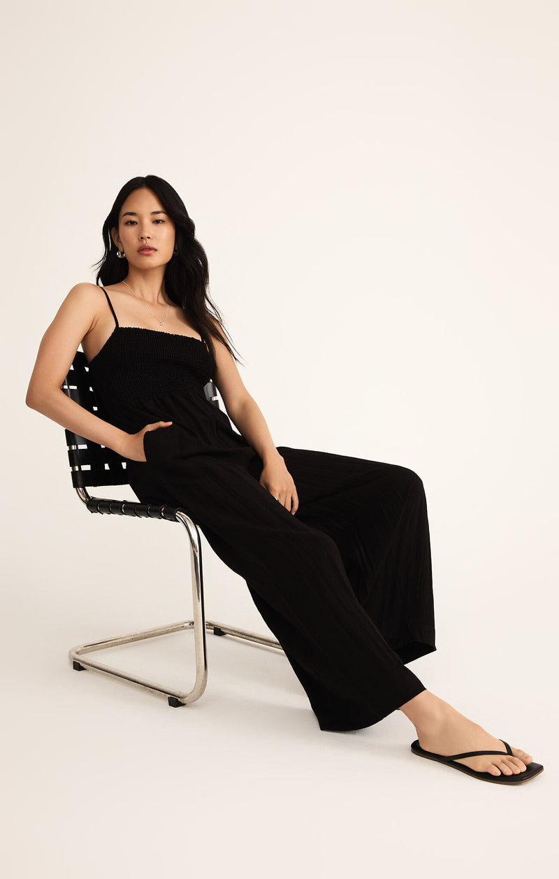 Z Supply Beachside Jumpsuit Black