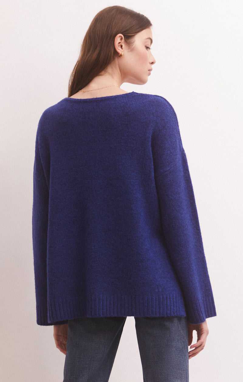 Z Supply Modern Sweater Space Blue