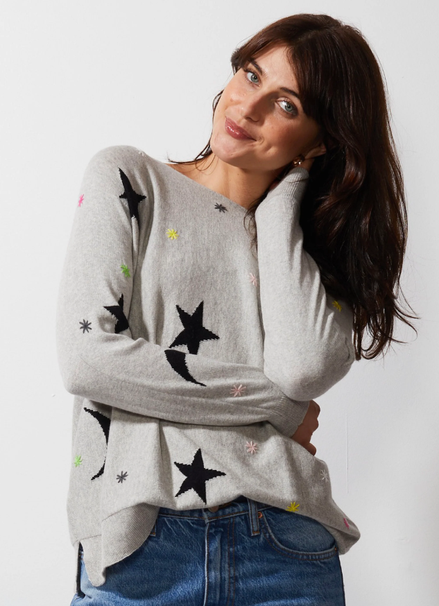 Zaket & Plover Starry Night Sweater Marl