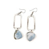 Anju Geometric Blue Opal Earrings